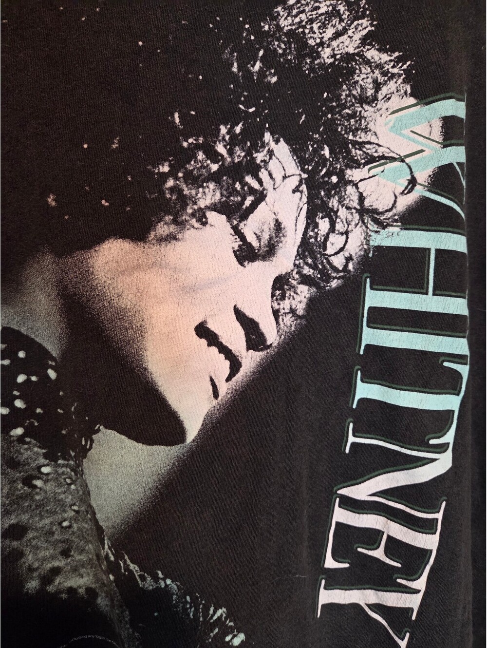 Lee Whitney Houston Graphic T-Shirt Black Size L - Picture 2 of 4